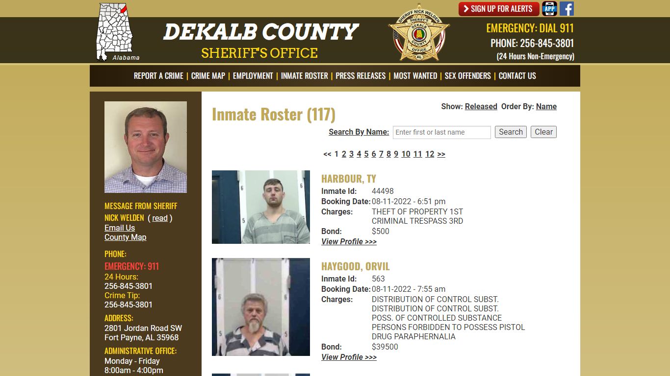 Inmate Roster - DeKalb County Sheriff